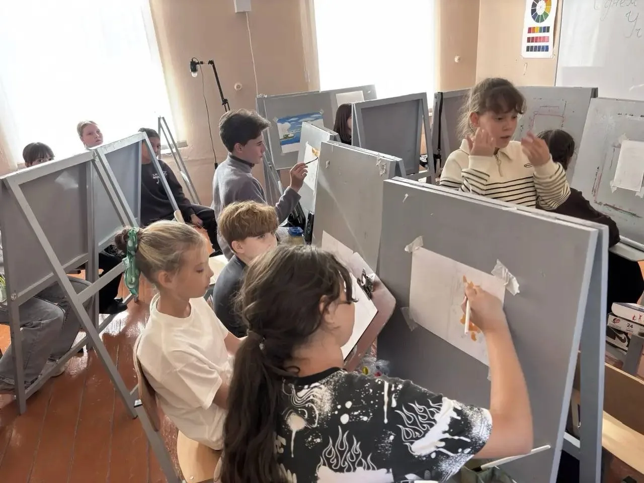 🎨 Мастер-класс ко Дню учителя в рамках акции «Движения Первых»