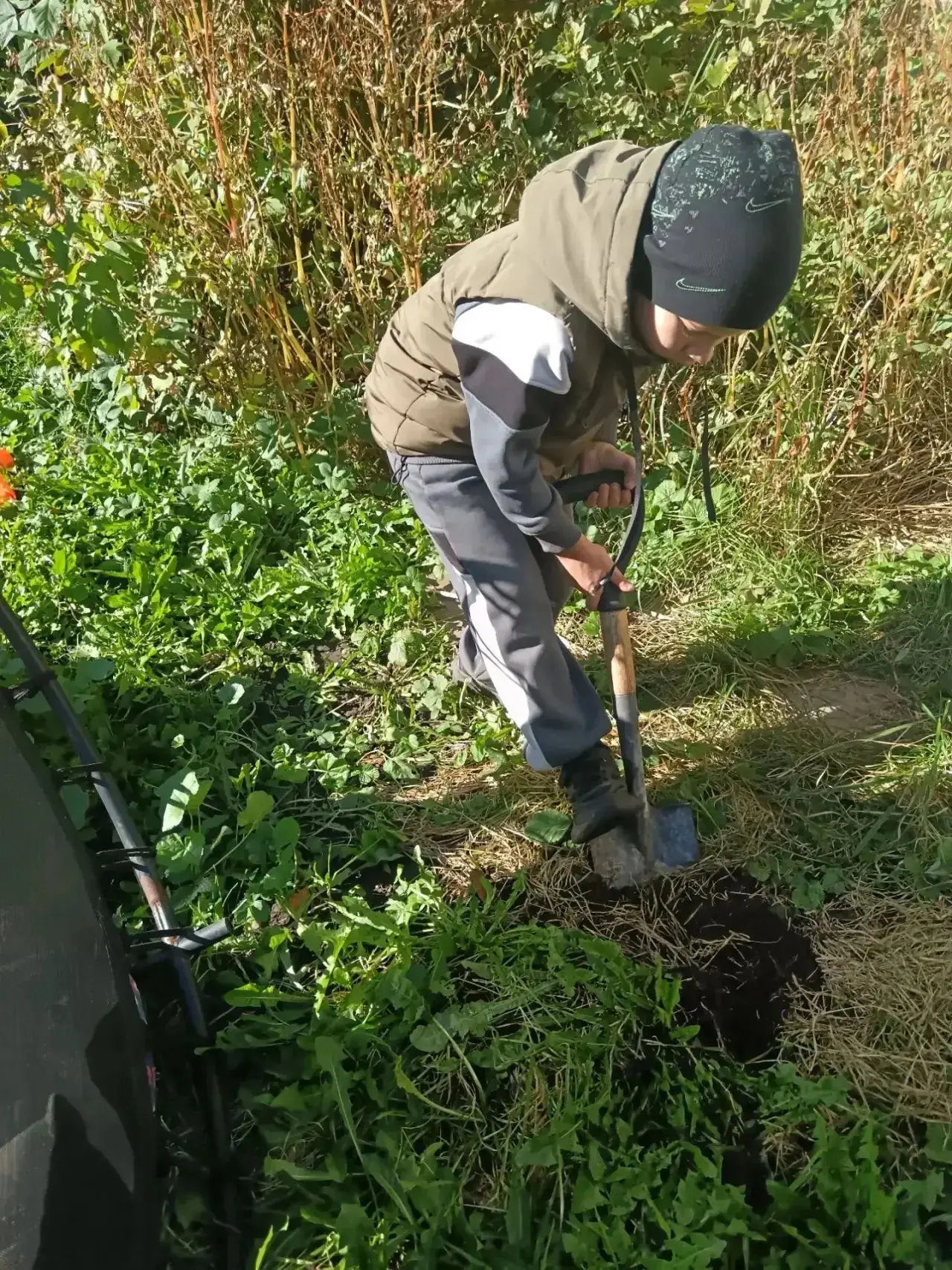 🌳 12 группа присоединилась к месячнику по осеннему благоустройству!