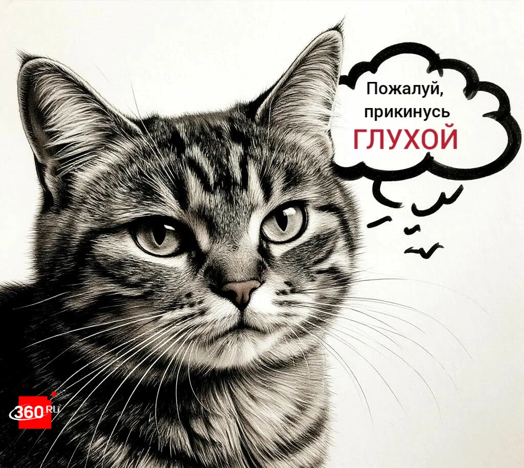 Почему ваша кошка прикидывается глухой? 😸
