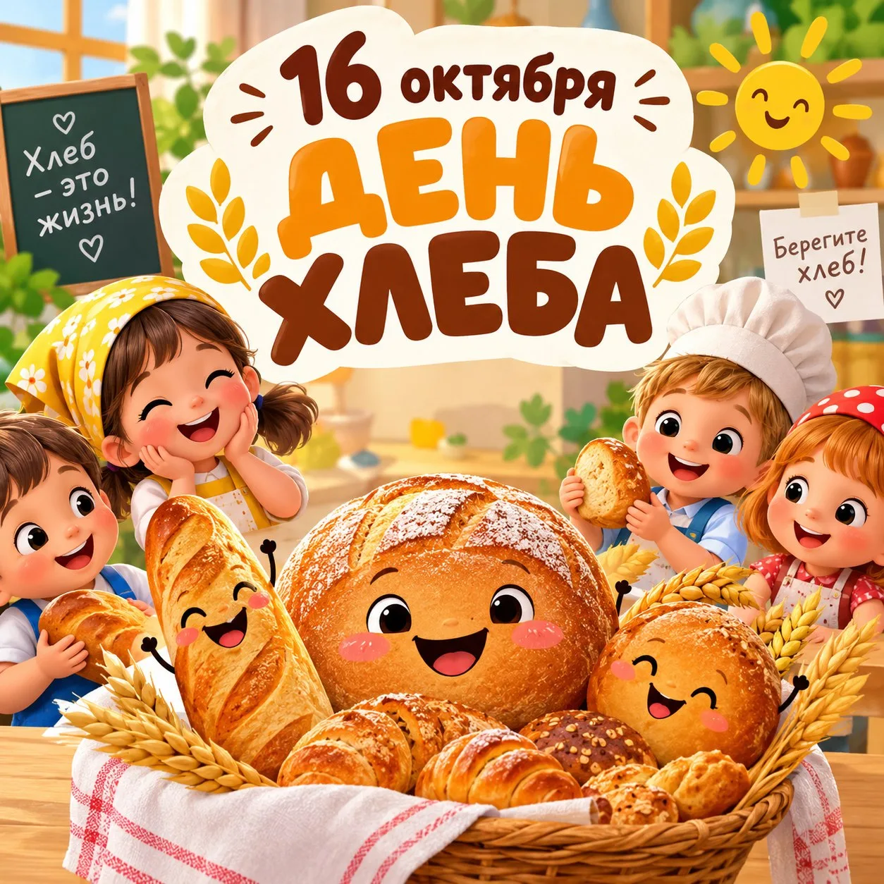 🍞 16 октября — Всемирный день хлеба!