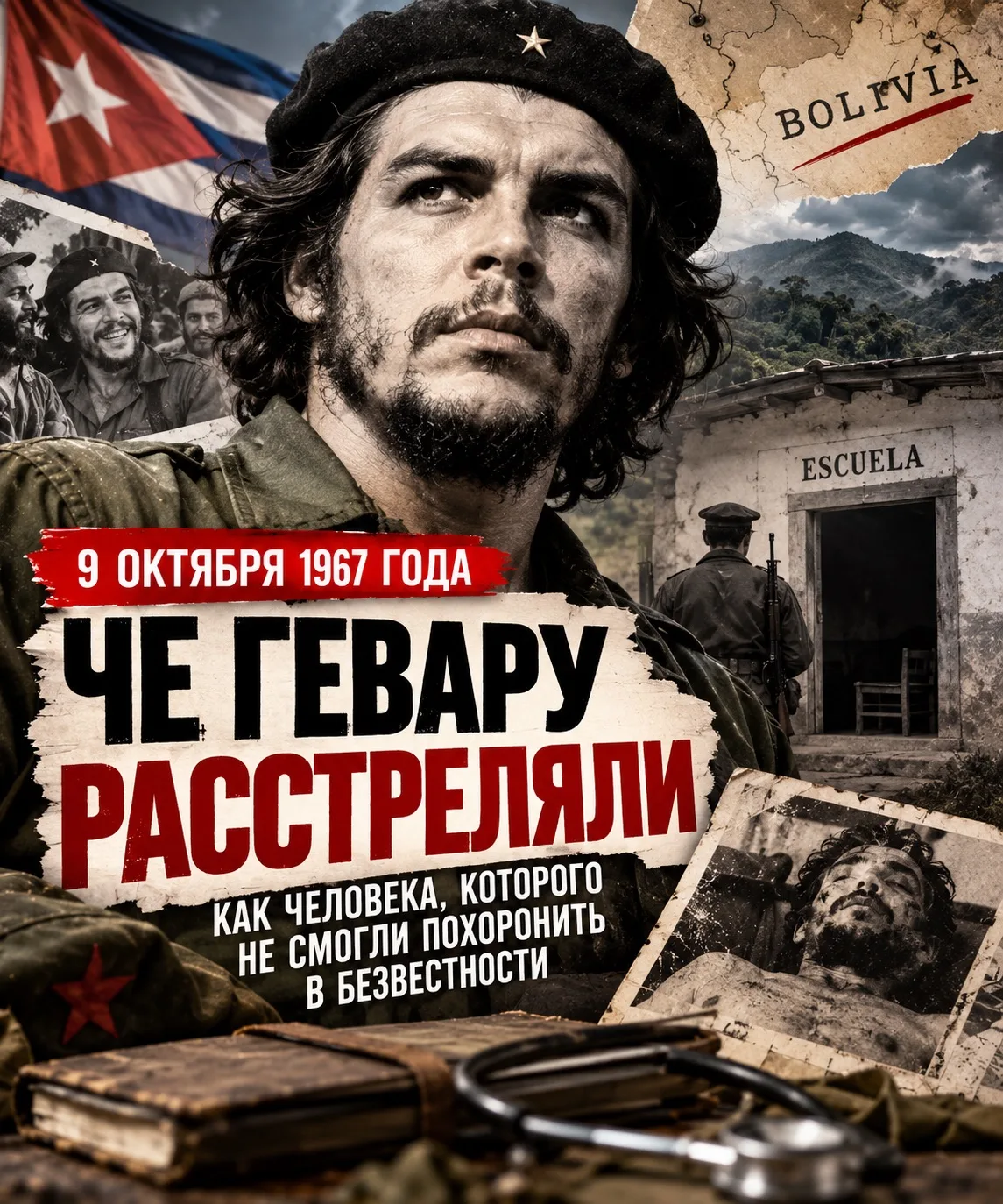 Сегодня его лицо печатают на футболках, кружках и плакатах. А 59 лет назад власти Болив...