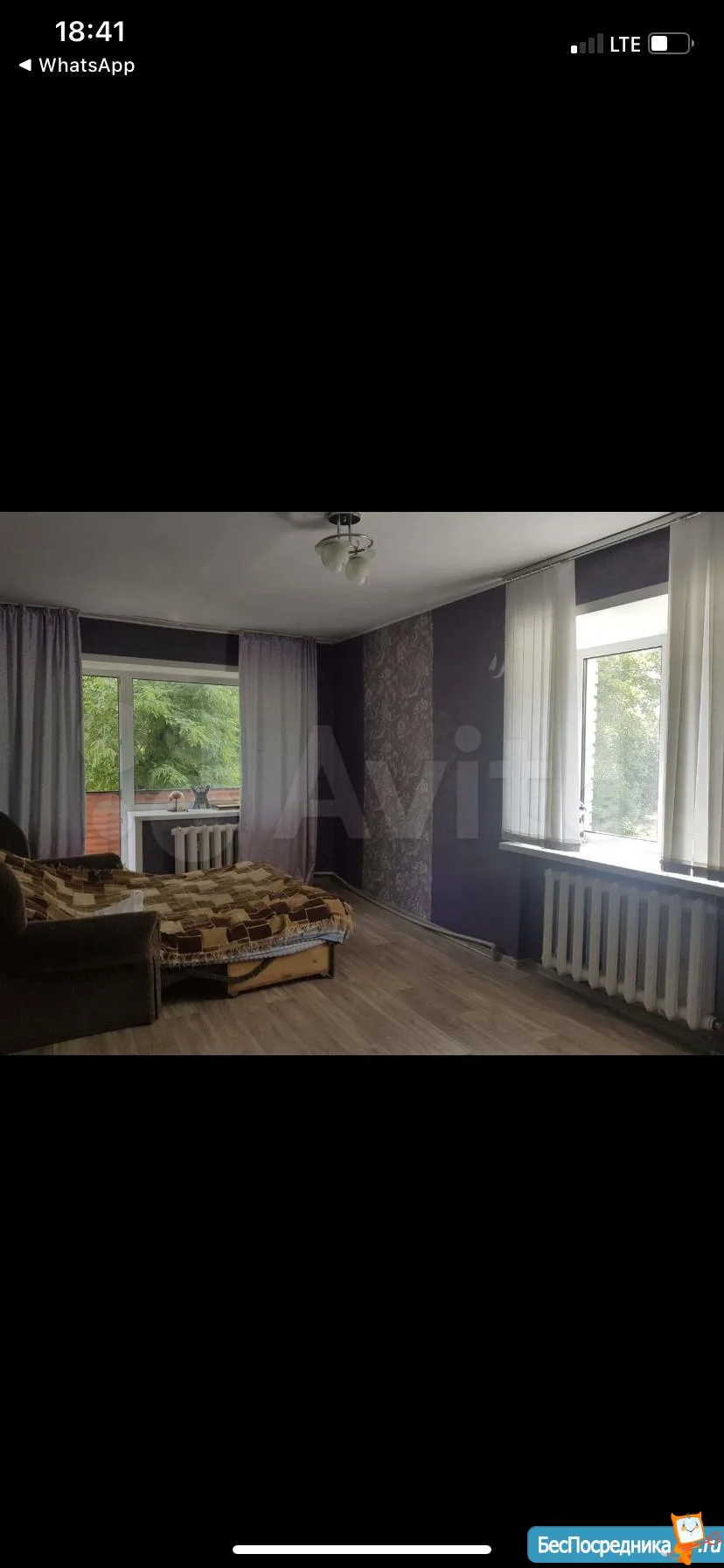 Сдам без посредников: 1-комнатная квартира, 30м²