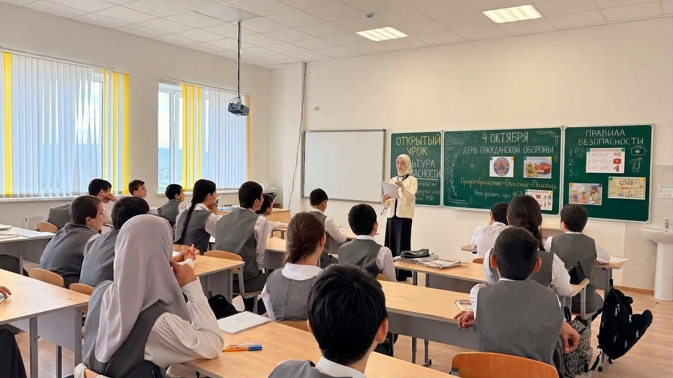 Открытый урок культуры безопасности в ГБОУ "СОШ №5 С.П. Плиево"