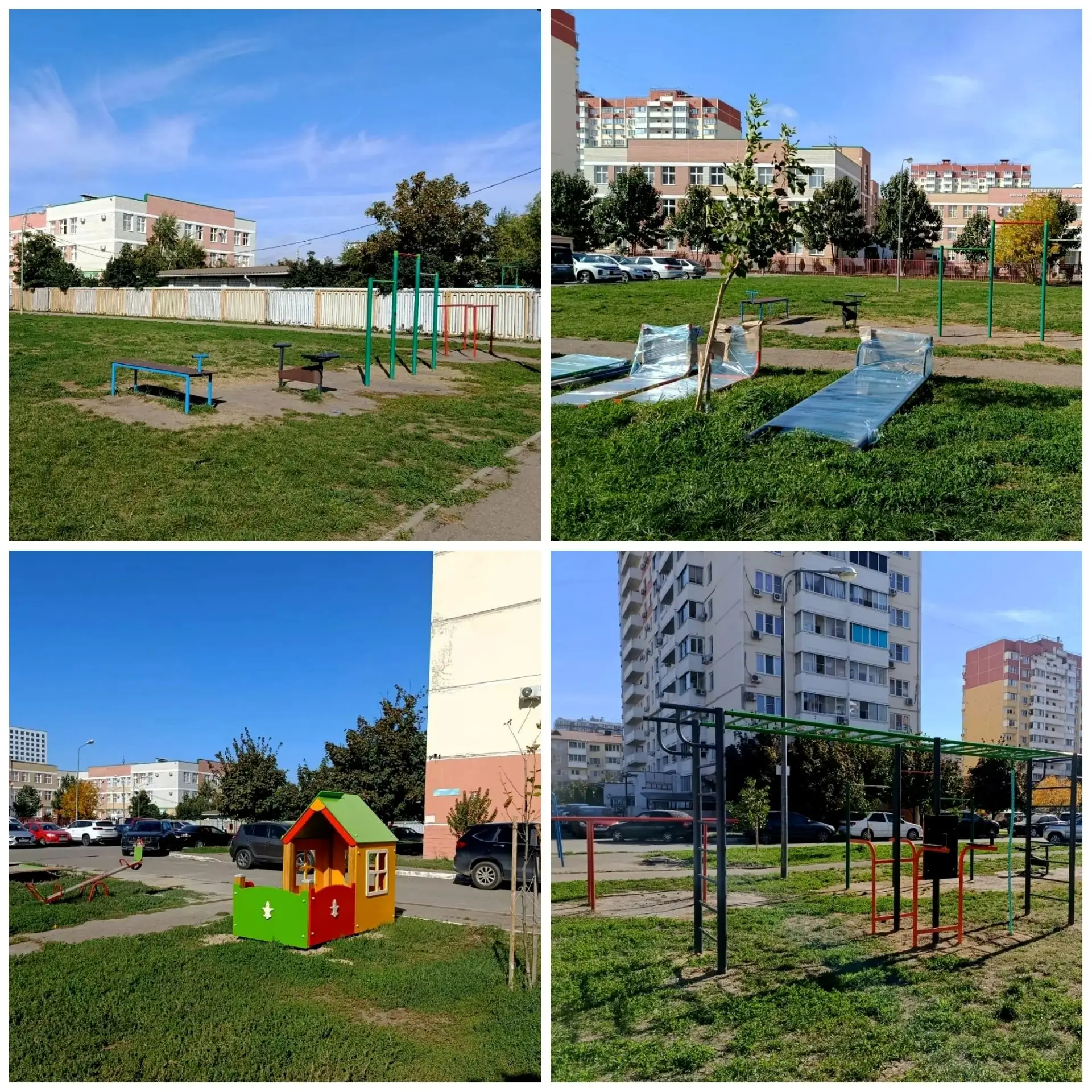 🛝 В нашем округе обустроили ещё одну детскую площадку.
