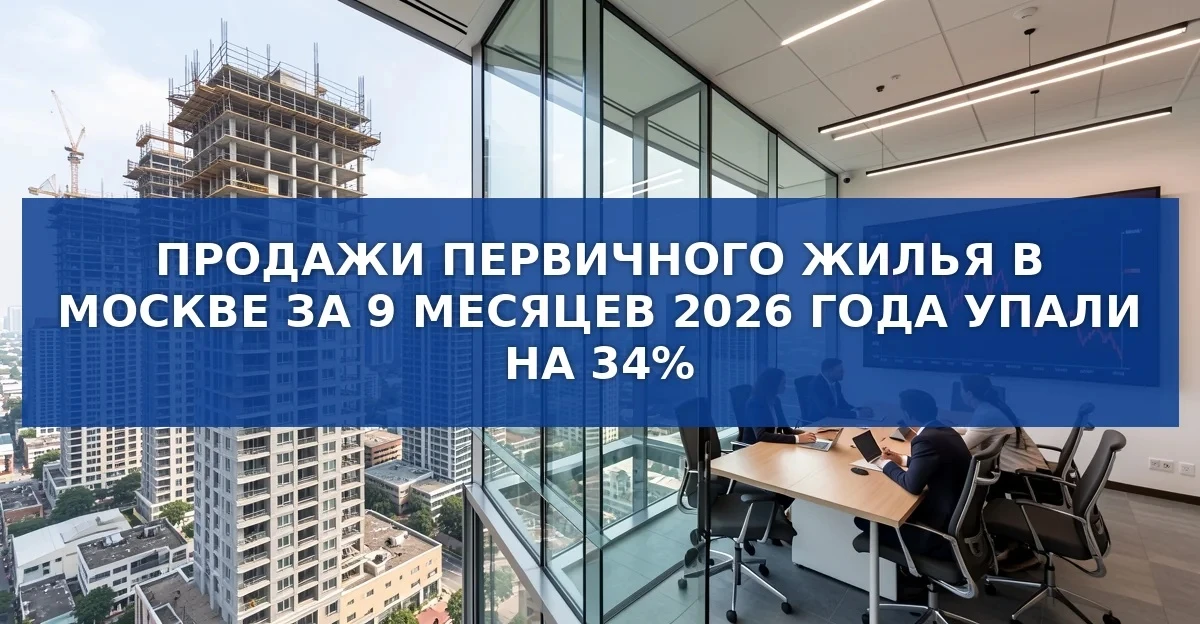 Снижение продаж первичного жилья в Москве