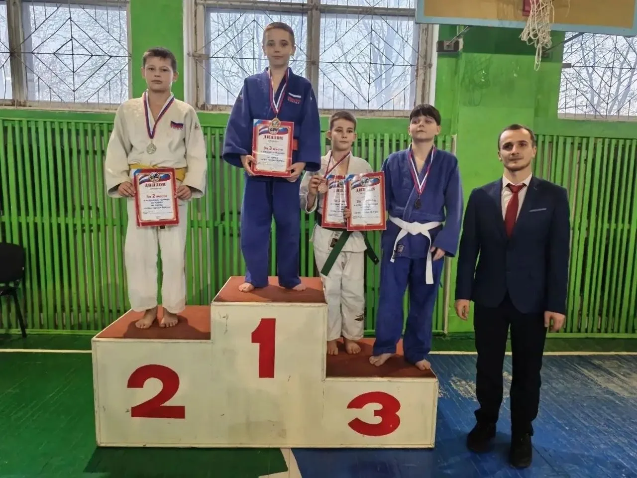Овчаров Иван — серебряный призёр в открытом турнире по дзюдо.
