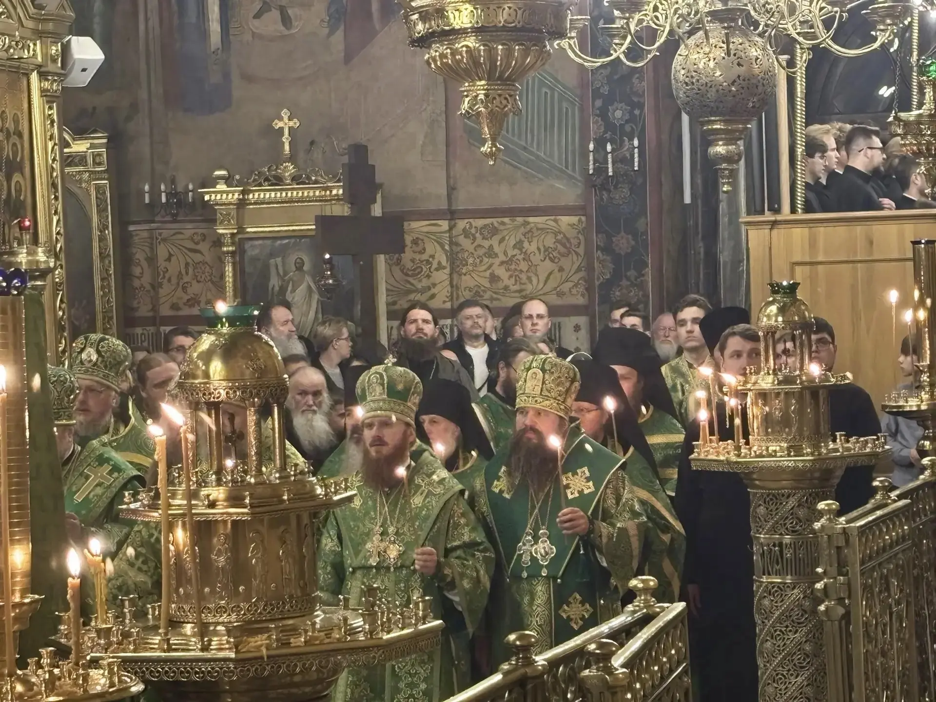 В канун дня памяти преподобного Сергия Радонежского наместник Высоко-Петровского монаст...