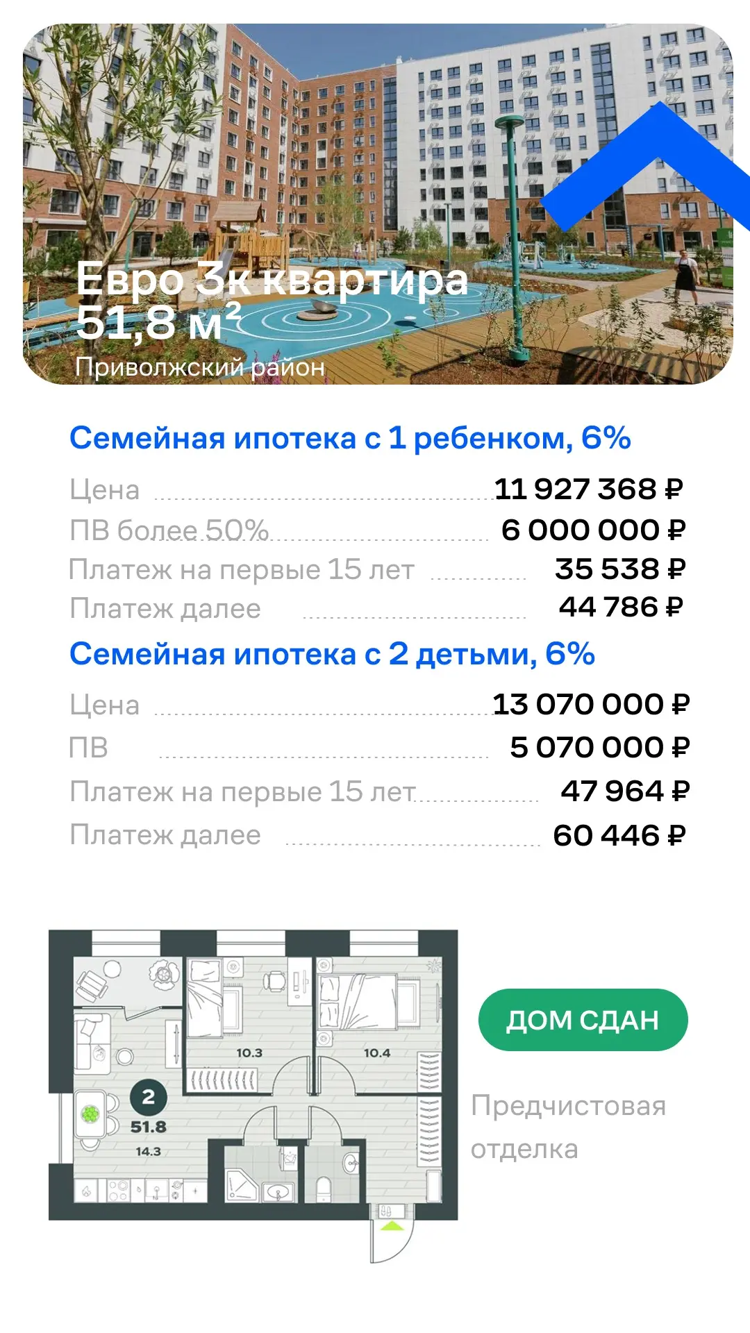 Не успели приобрести квартиру по выгодной льготной ставке? Появился ещё один шанс!