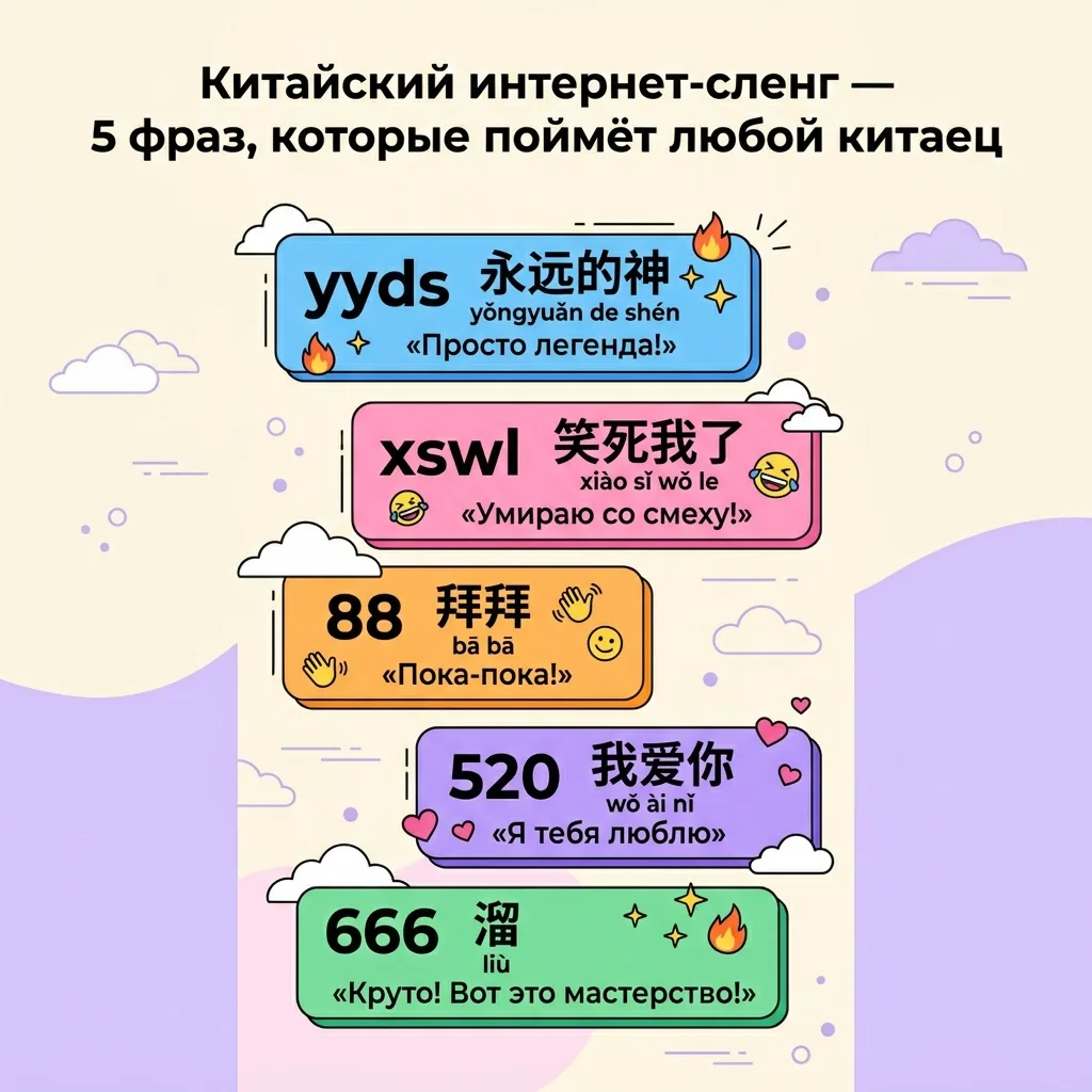Китайский интернет-сленг знаешь?