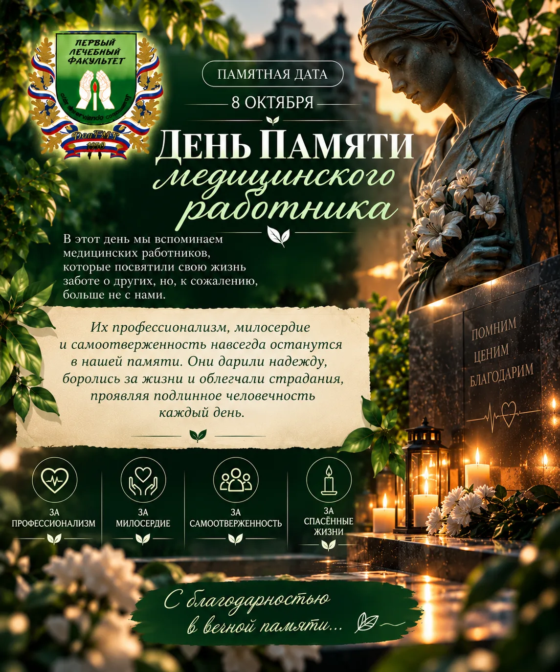 🕯️ ДЕНЬ ПАМЯТИ МЕДИЦИНСКОГО РАБОТНИКА