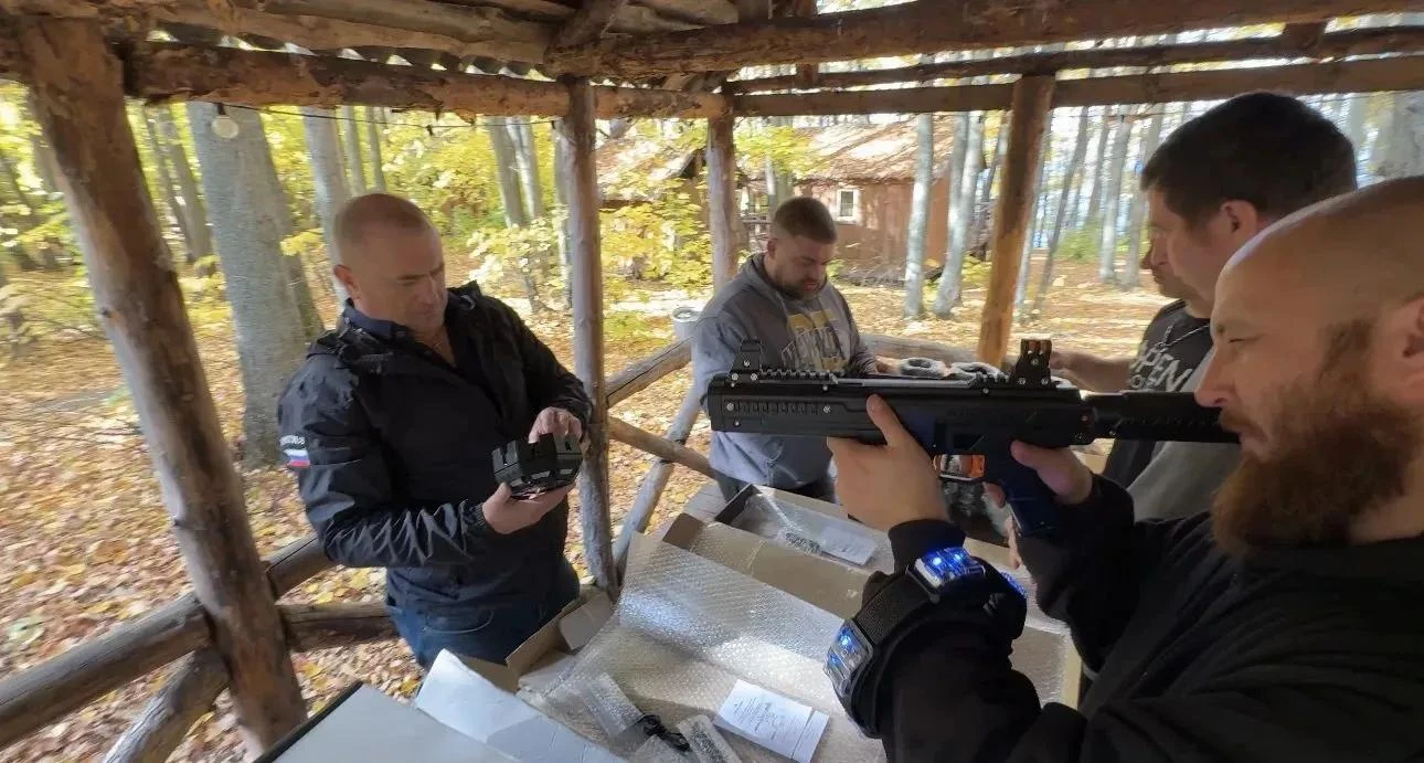 В заволжском парке «Механика» открыли площадку для тренировок по лазертагу
