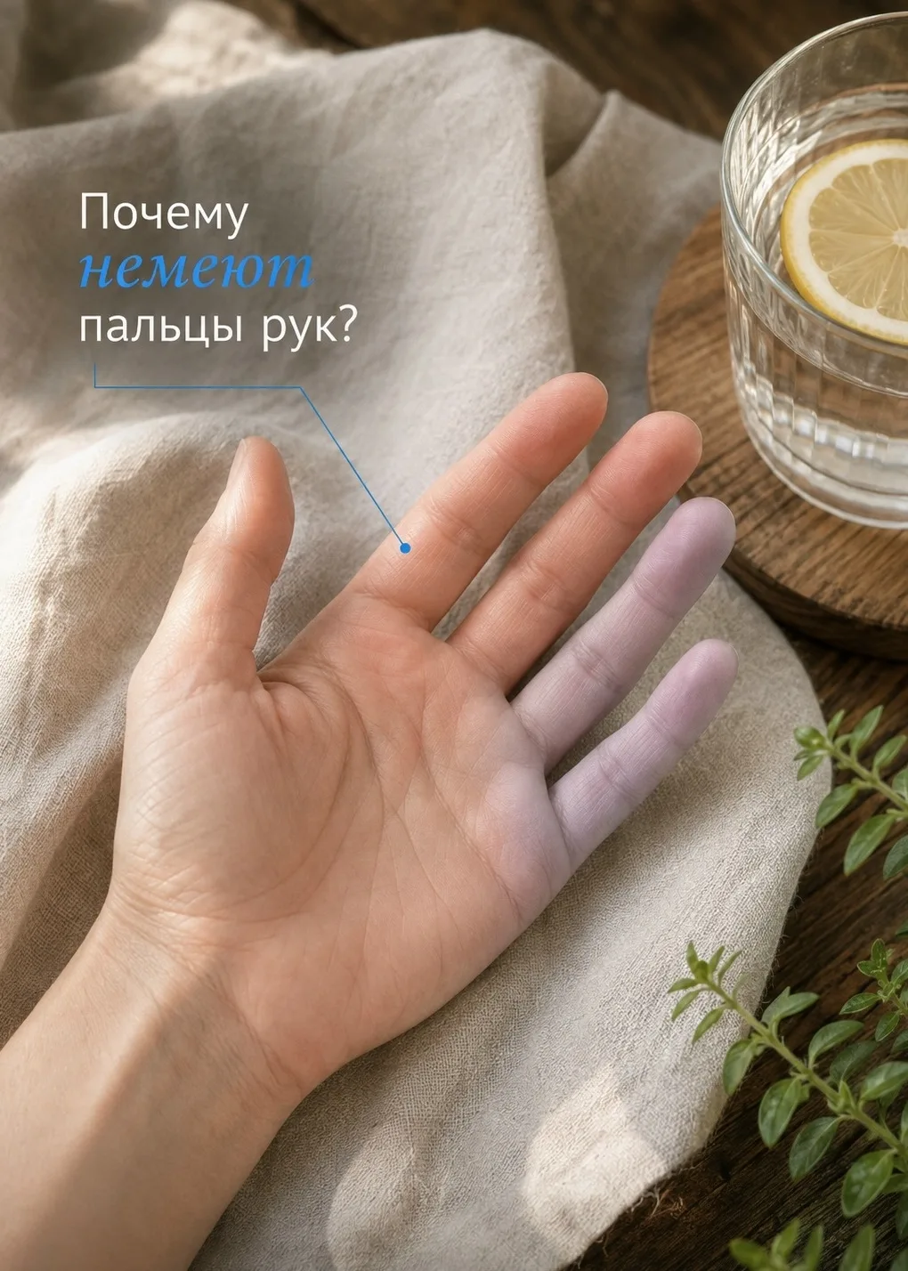 Немеют пальцы рук? Иногда причина совсем не там, где вы думаетеСначала появляется лёгко...