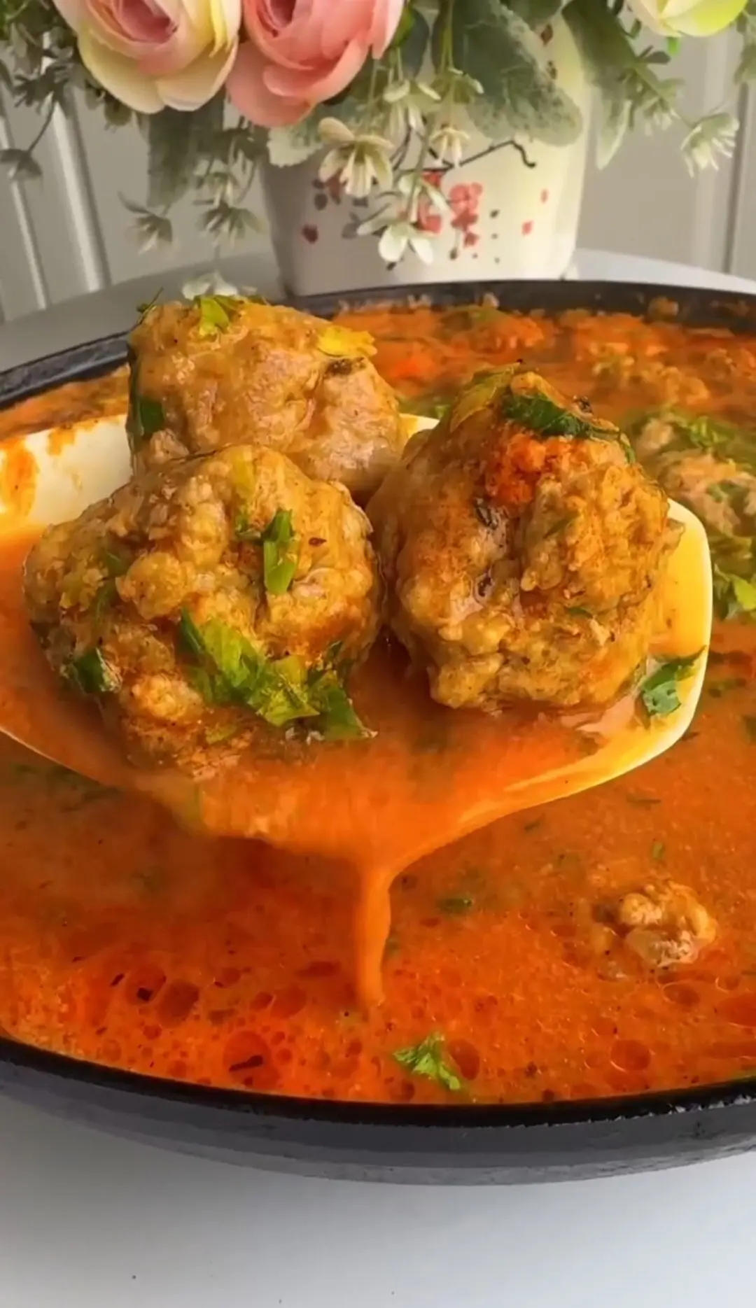 ​🥘 Тефтели в сливочно-томатном соусе