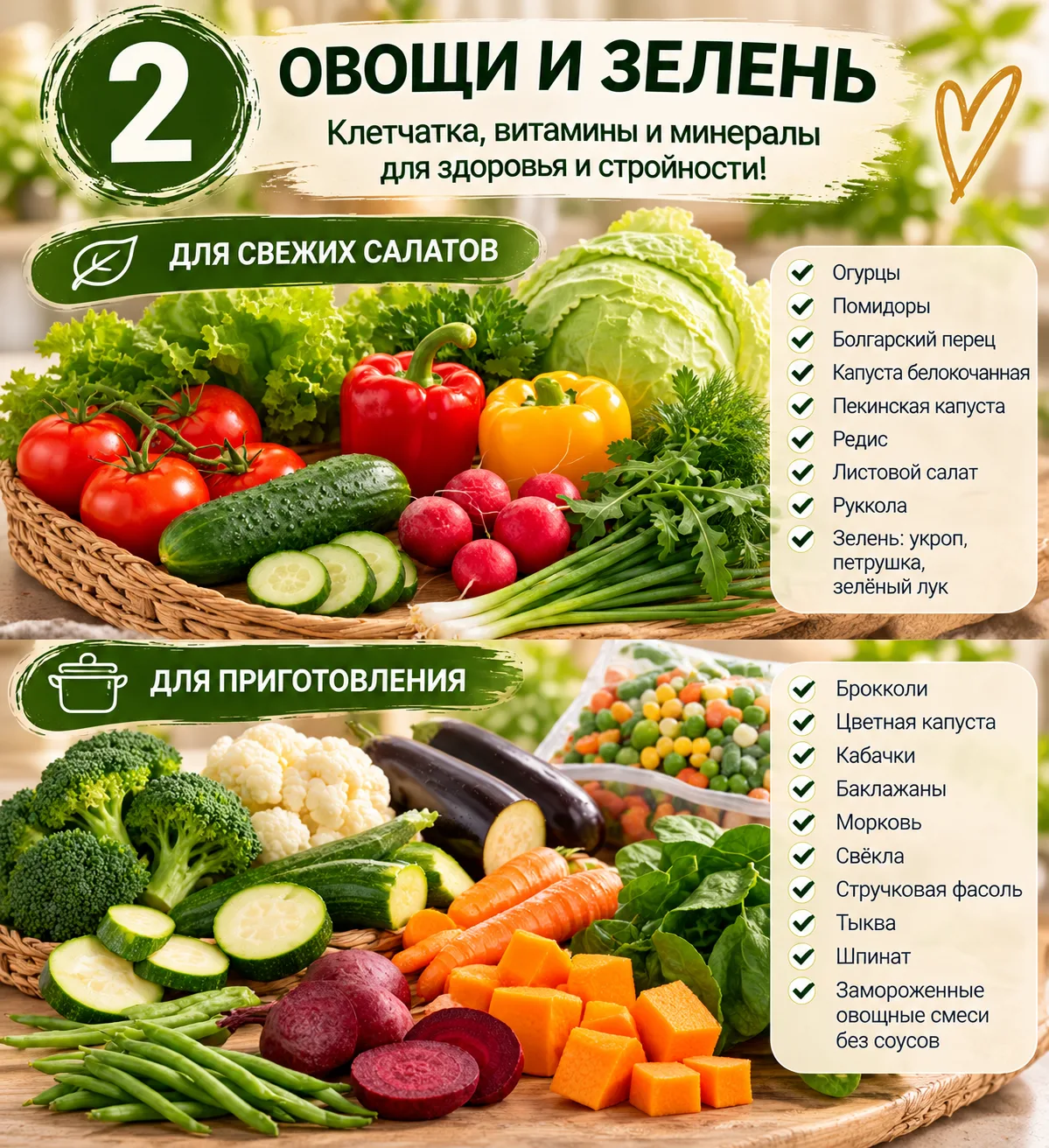 🥒 2. ОВОЩИ И ЗЕЛЕНЬ