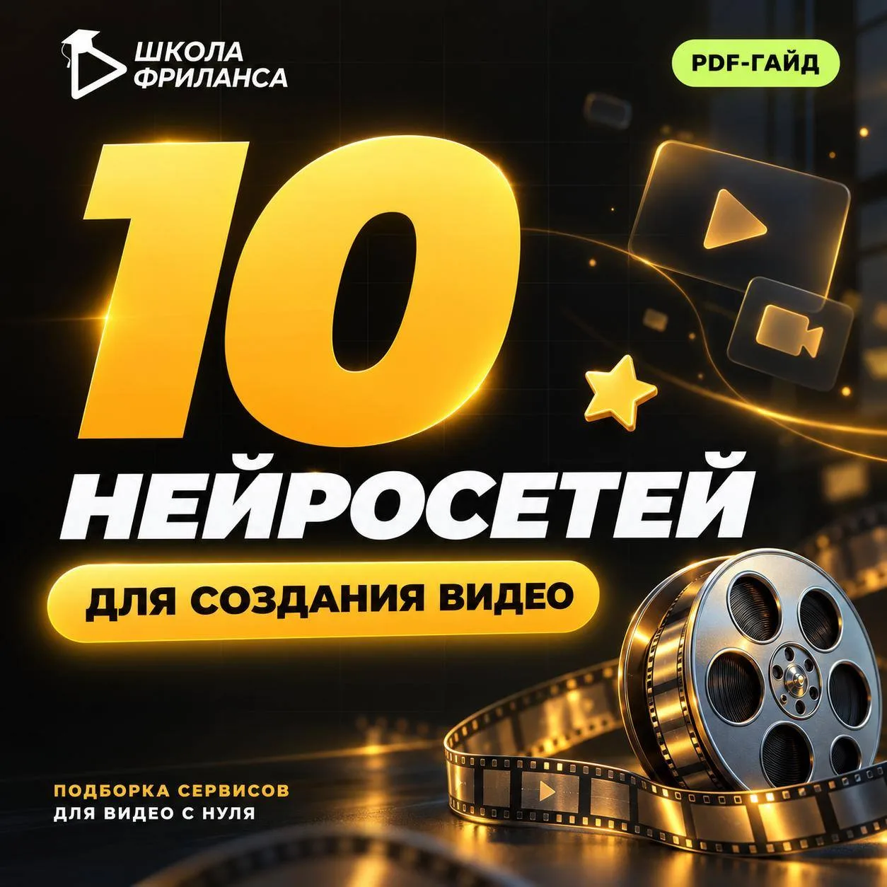 🎁 10 нейросетей для видео — чтобы не открывать сервисы наугад