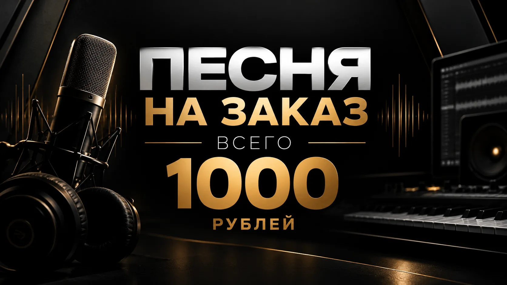 🎵 ПЕСНЯ НА ЗАКАЗ — ВСЕГО 1000 ₽