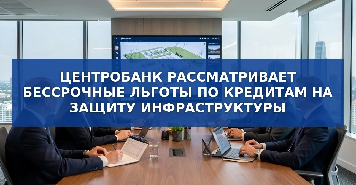 Центральный банк может сделать льготы по кредитам на защиту критической инфраструктуры ...