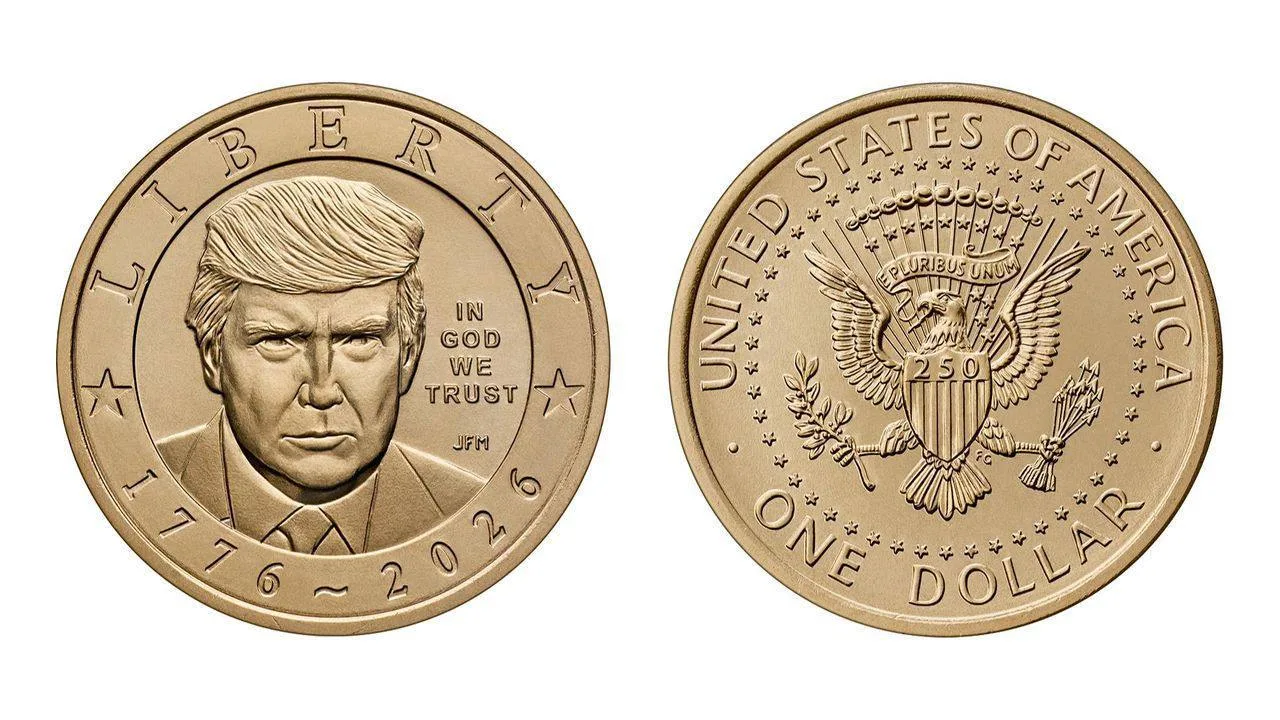 Монетный двор США установил рекорд продаж благодаря монете с Трампом