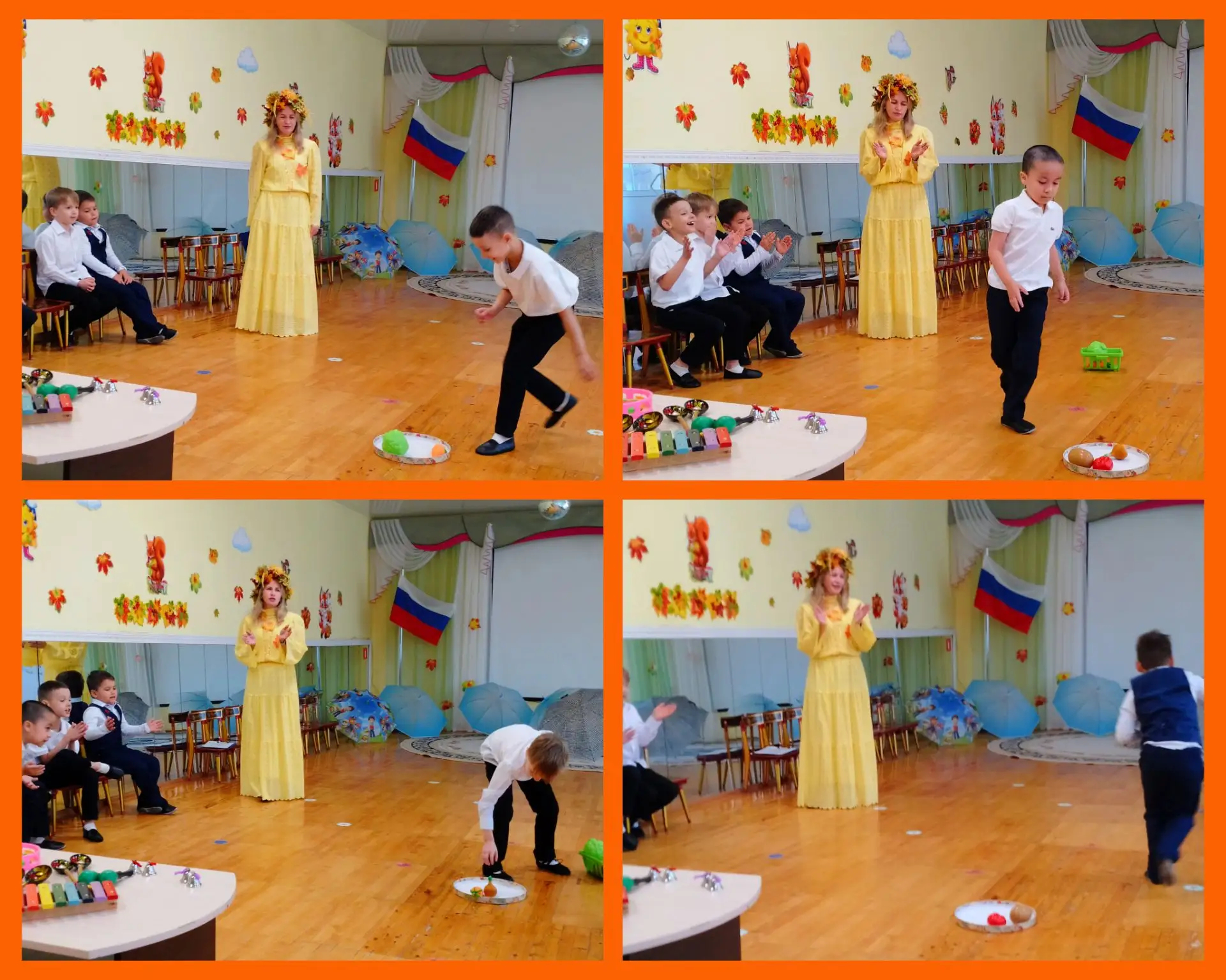🎉 В группе «Цветочки» прошёл праздник Осени — было весело, ярко и очень тепло! 💛🍂