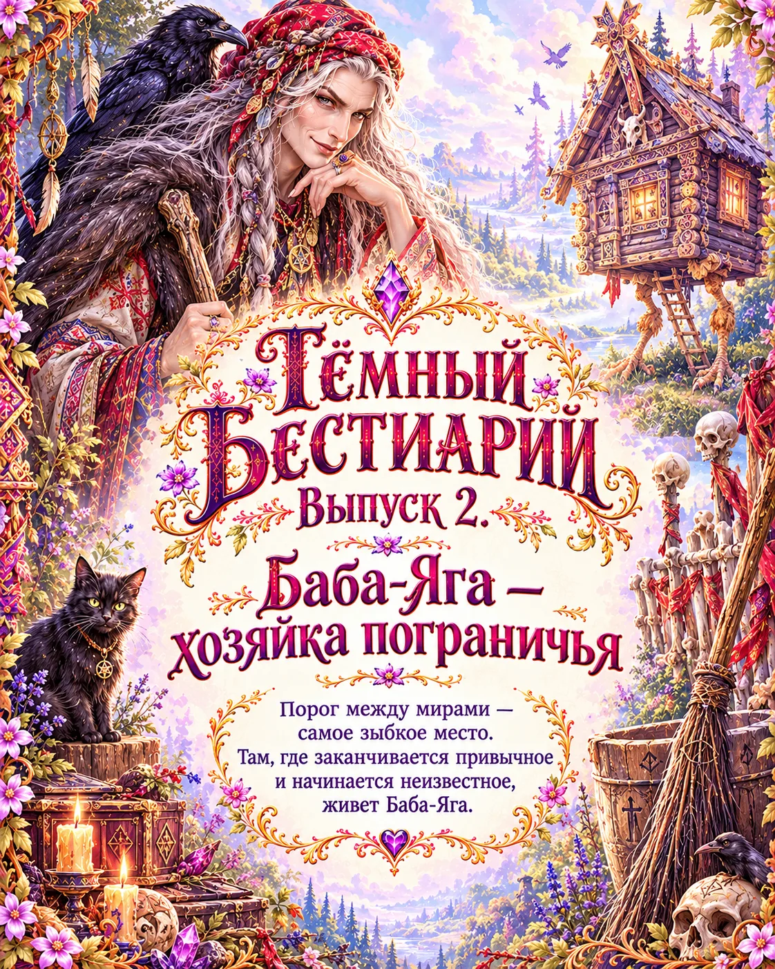 🖤Тёмный бестиарий. Выпуск 2. Баба-Яга — хозяйка пограничья. Порог между мирами — самое...