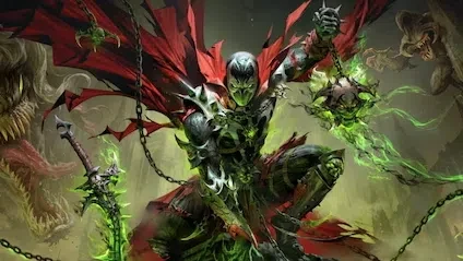 Представлена фигурка чернокнижника в облике Спауна из Diablo Immortal от McFarlane Toys