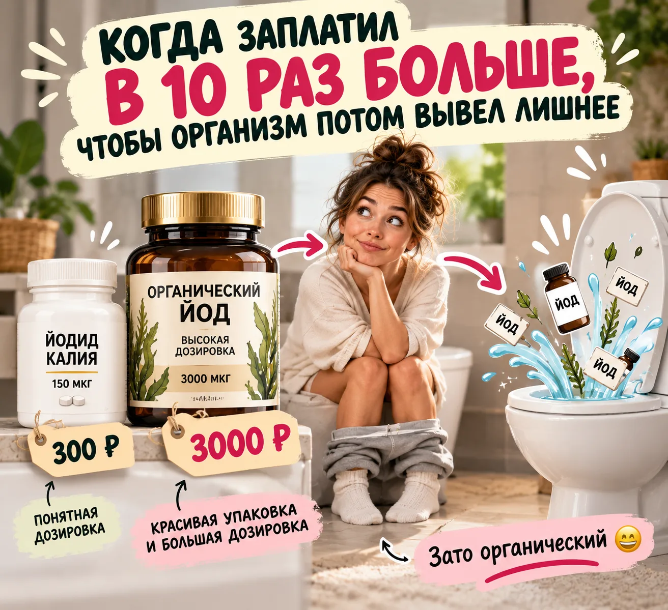 ОРГАНИЧЕСКИЙ ЙОД - ОН ЧТО, УМНЫЙ? 😁