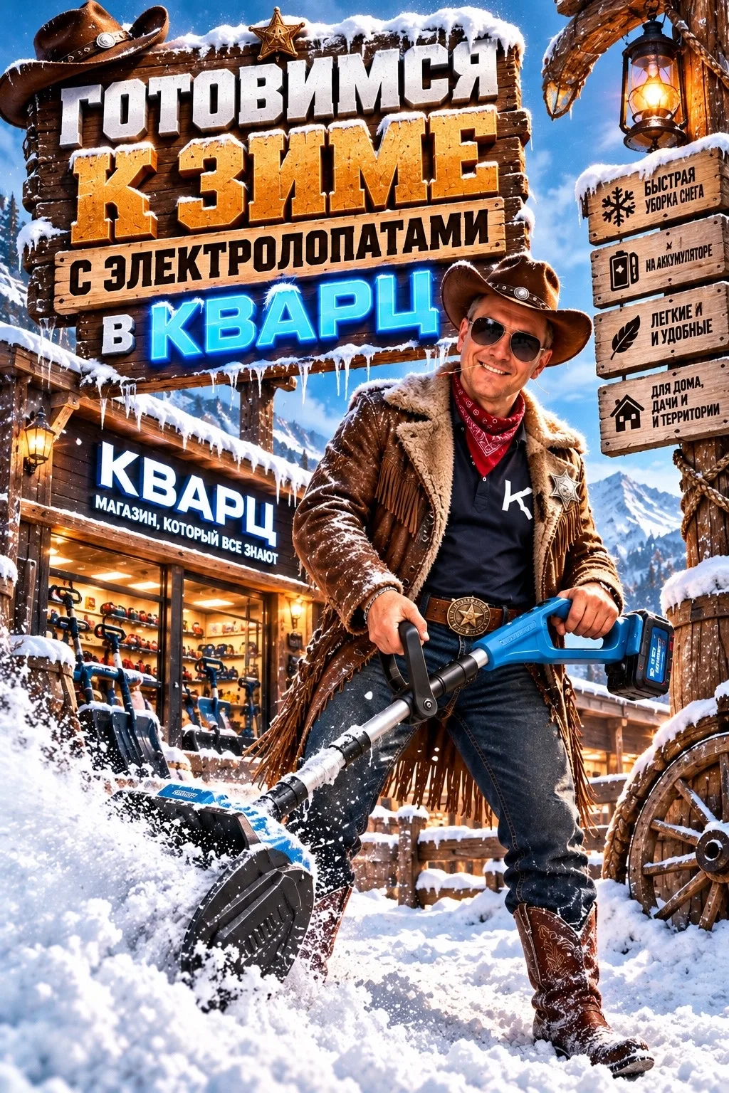 ❄️ Скоро сезон снегопадов — готовьтесь заранее!