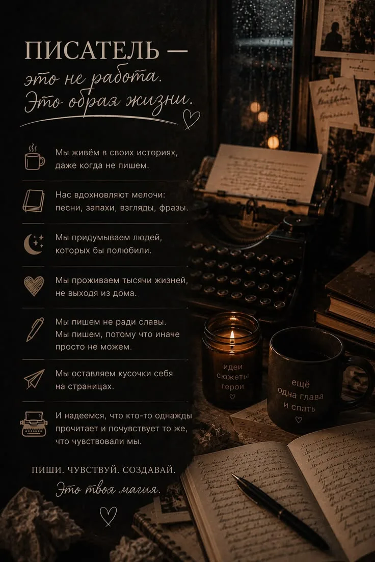 #писателю