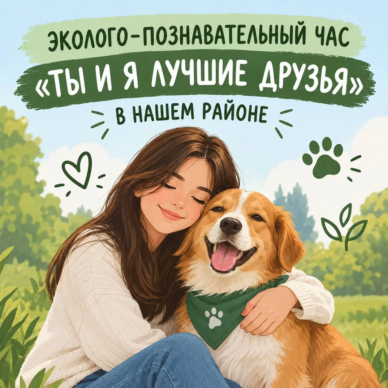 В детской библиотеке Nº145 пройдет мероприятие для детей «Ты и я лучшие друзья», посвящ...