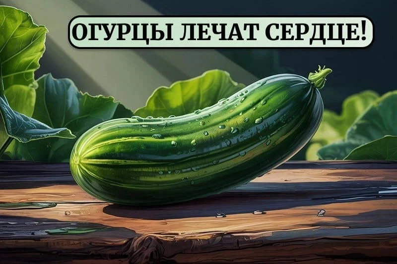 Огурец — твой лучший друг для сердца! 🥒