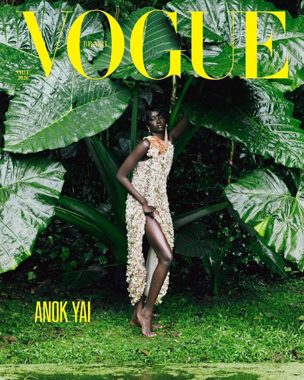 Анок Яй для октябрьского выпуска Vogue Brasil 💚 Очень красивые сочные снимки
