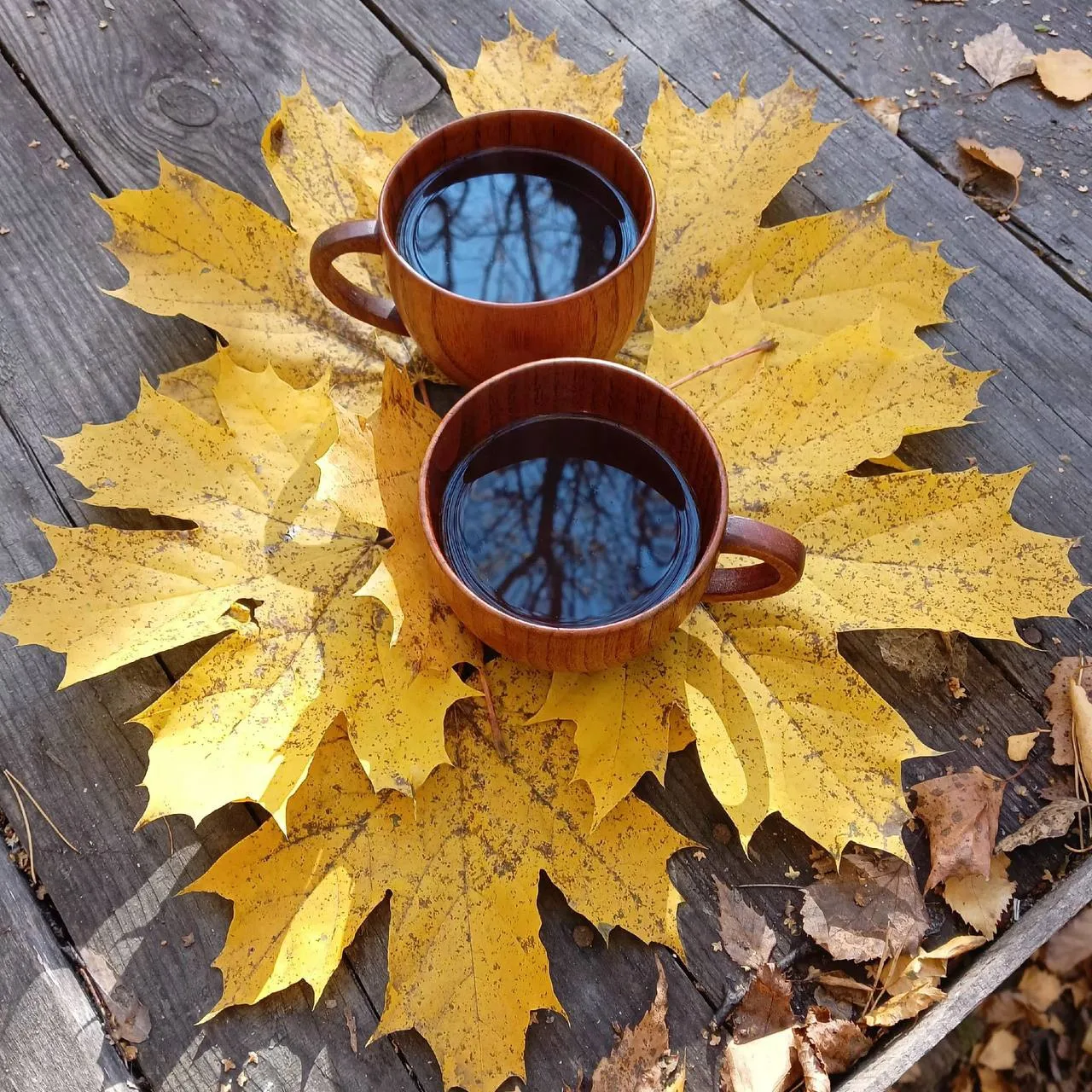 ☕️ Чаепитие с октябрём 🍂