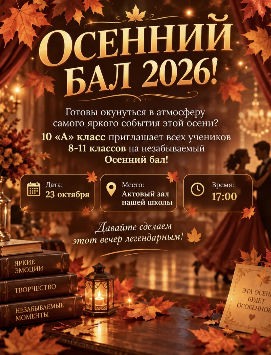🍂✨ ОСЕННИЙ БАЛ 2026! ✨🍂