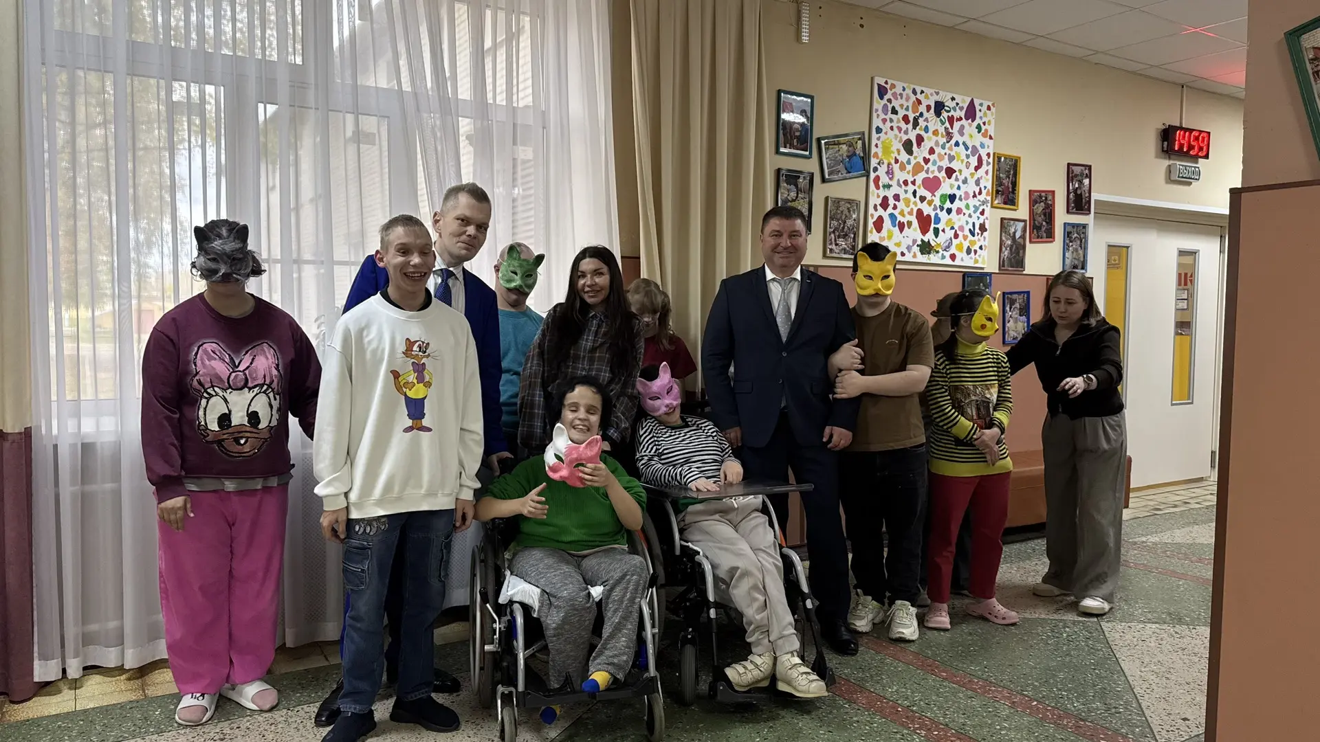 Сегодня побывал в Доме социального обслуживания для детей и молодых взрослых «Надежда».