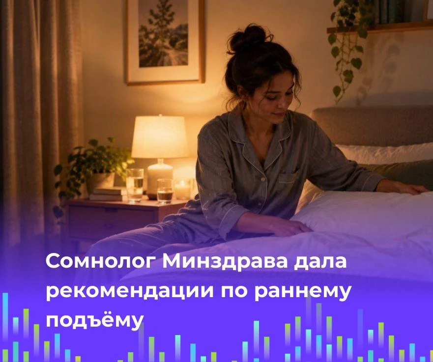 ⏰ Сомнолог Минздрава дала рекомендации по раннему подъёму