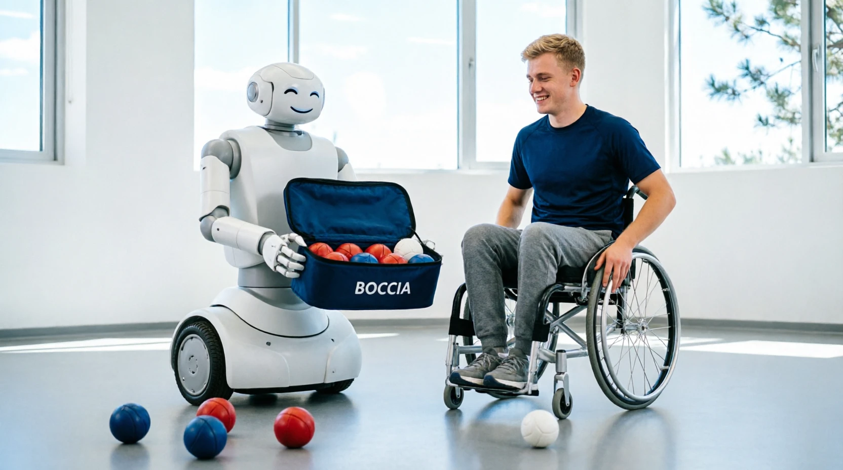 Студент НГТУ создаёт робота-помощника для паралимпийской игры бочча