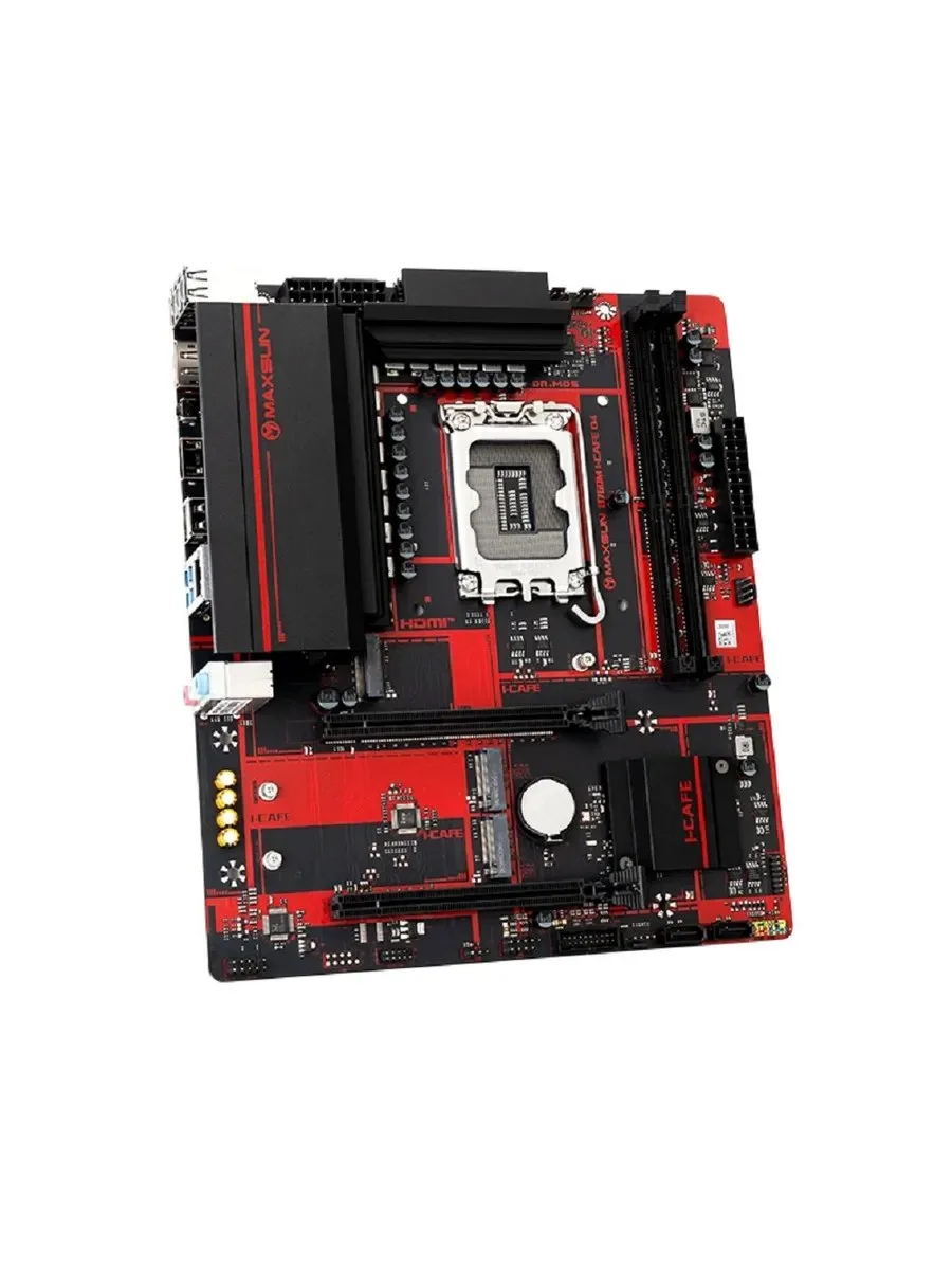 🛍 Материнская плата MS-B760M I-CAFE D4 LGA 1700 2хDDR IV 3хM.2 Maxsun