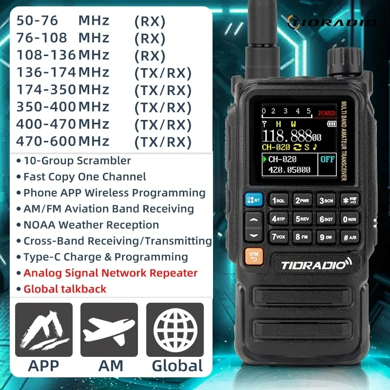 TIDRADIO H3 Plus Глобальная рация