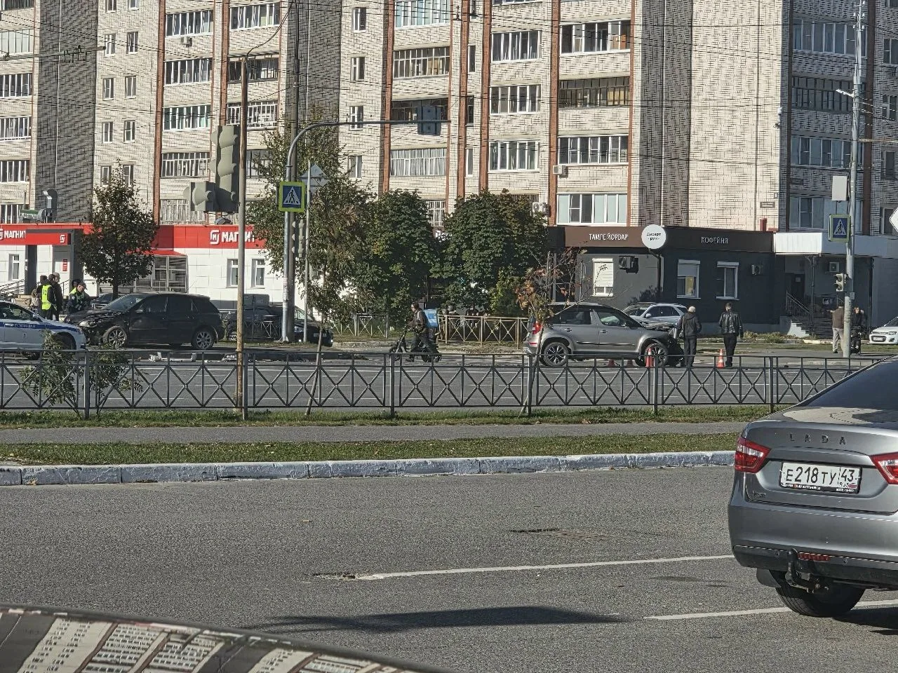 ‼️🤯Жёсткое ДТП с вылетом на пешеходных бульвар