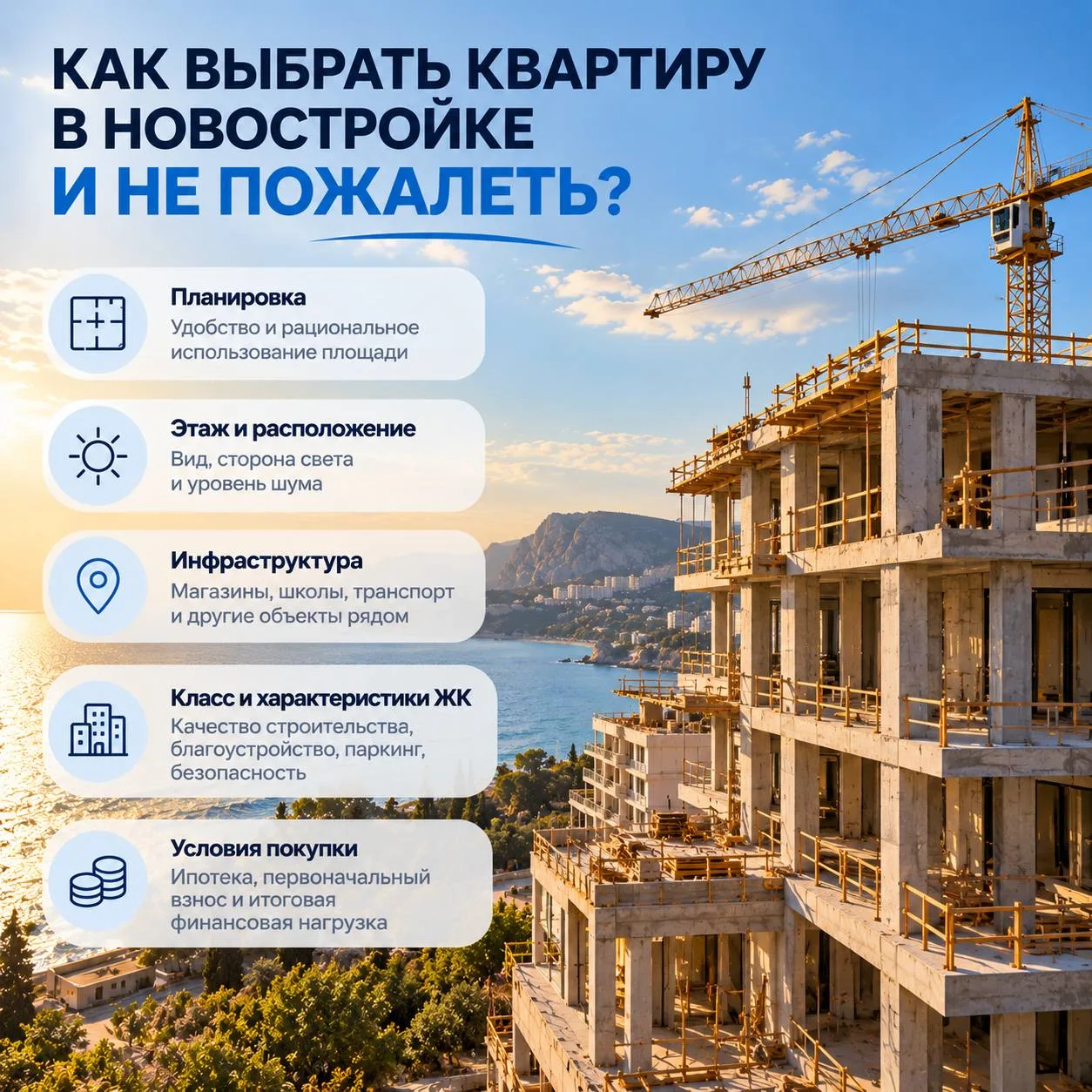 🏠 Как выбрать квартиру в новостройке и не пожалеть?