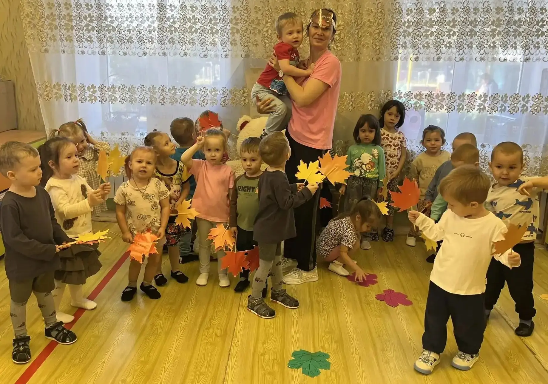 Физкультурный праздник "В гостях у мишки" 🐻 во второй младшей группе. В лесу 🌲жил миш...