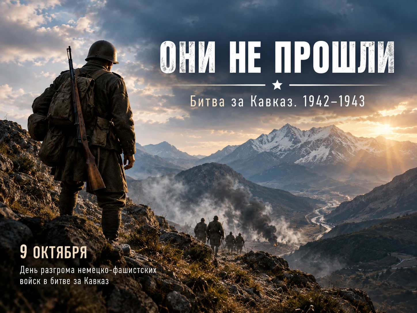 Сегодня — День разгрома немецко-фашистских войск в битве за Кавказ.