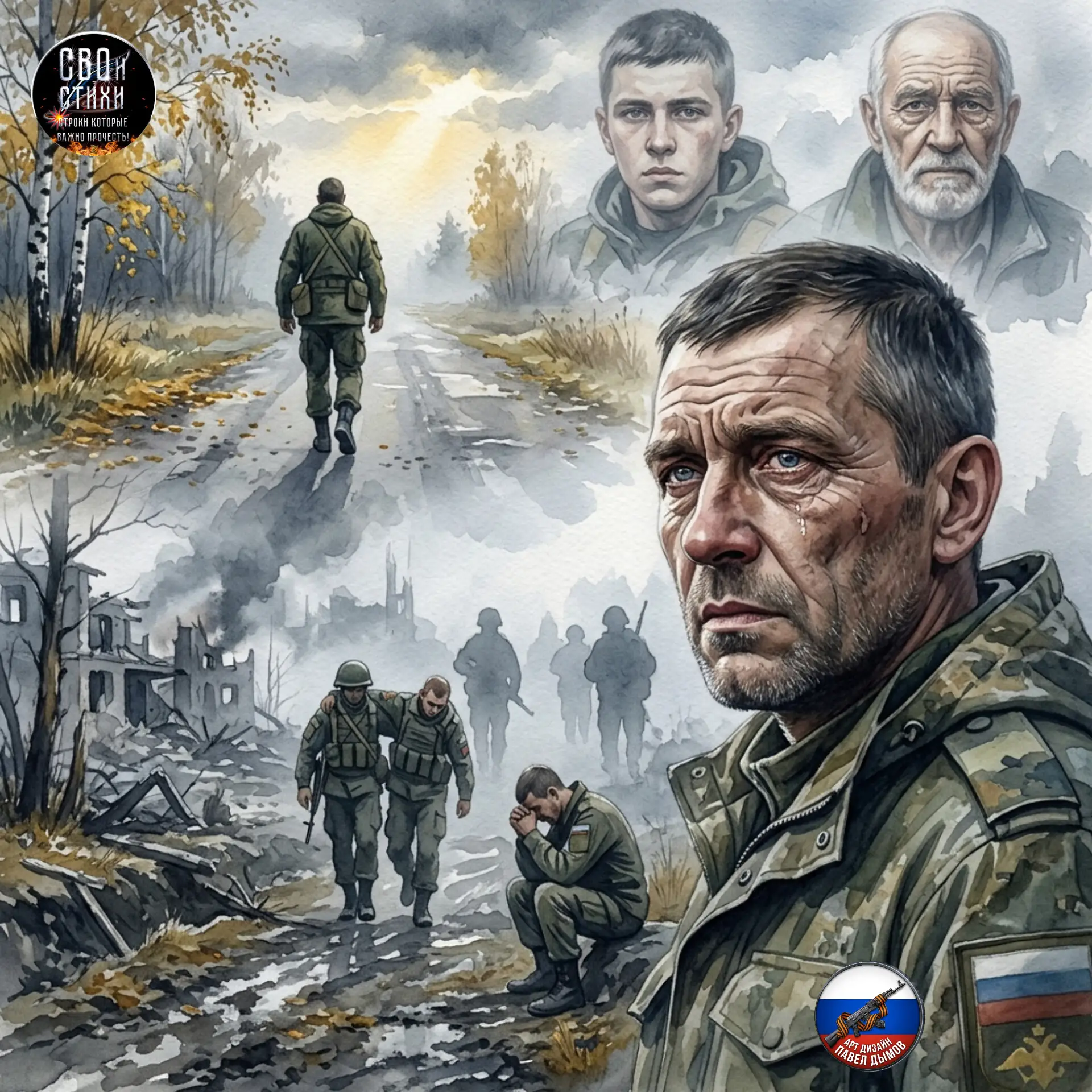 Как меняется взгляд повидавших войну.