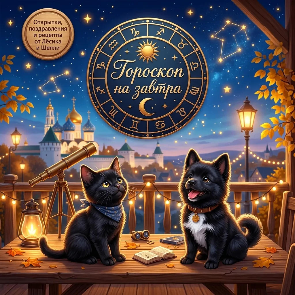 ЗВЁЗДНЫЙ ВЕСТНИК: ГОРОСКОП НА ЗАВТРА, 9 ОКТЯБРЯ ✨🐾— Шелли, гляди, как звёзды мерцают, ...