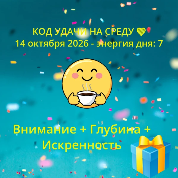 Сегодня энергия дня про то, чтобы выбирать подарок не по шаблону, а по-настоящему. Мерк...