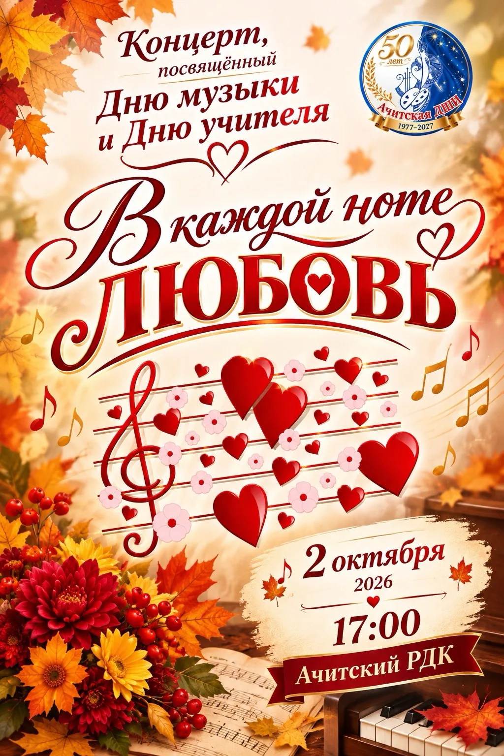 🎶 «В каждой ноте — ЛЮБОВЬ» 🎶