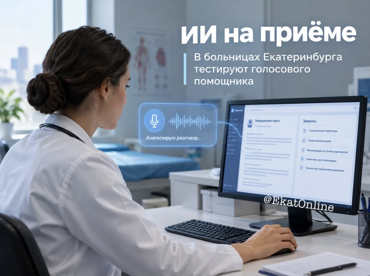 🤖 В больницах Екатеринбурга тестируют ИИ-помощника для врачей