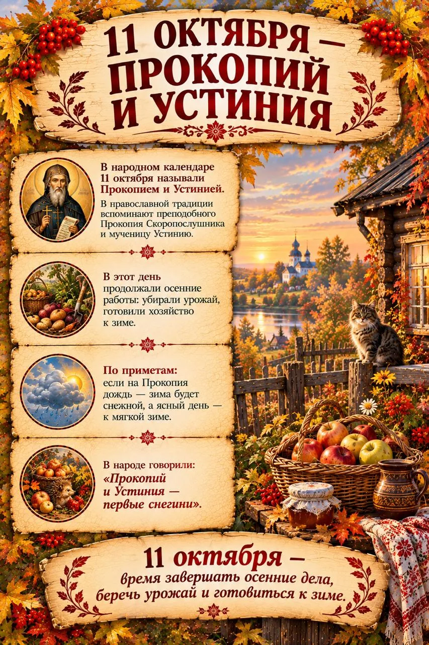 🍂 11 октября — Харитонов день