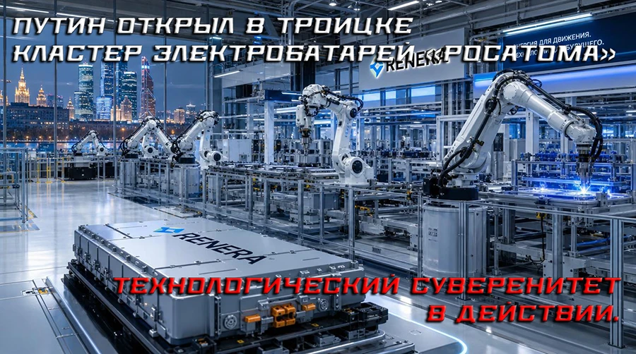 🔋 Свершилось: Россия запустила гигафабрику аккумуляторов.