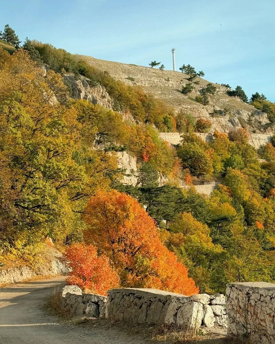 Красоты Крыма на ночь.